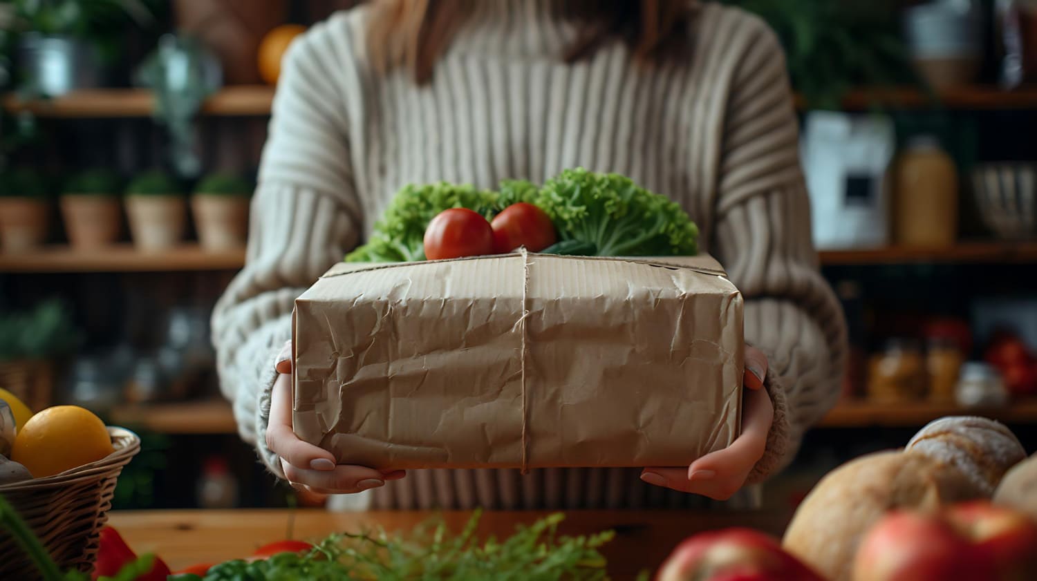 Modern website for a food store: easy ordering and delivery