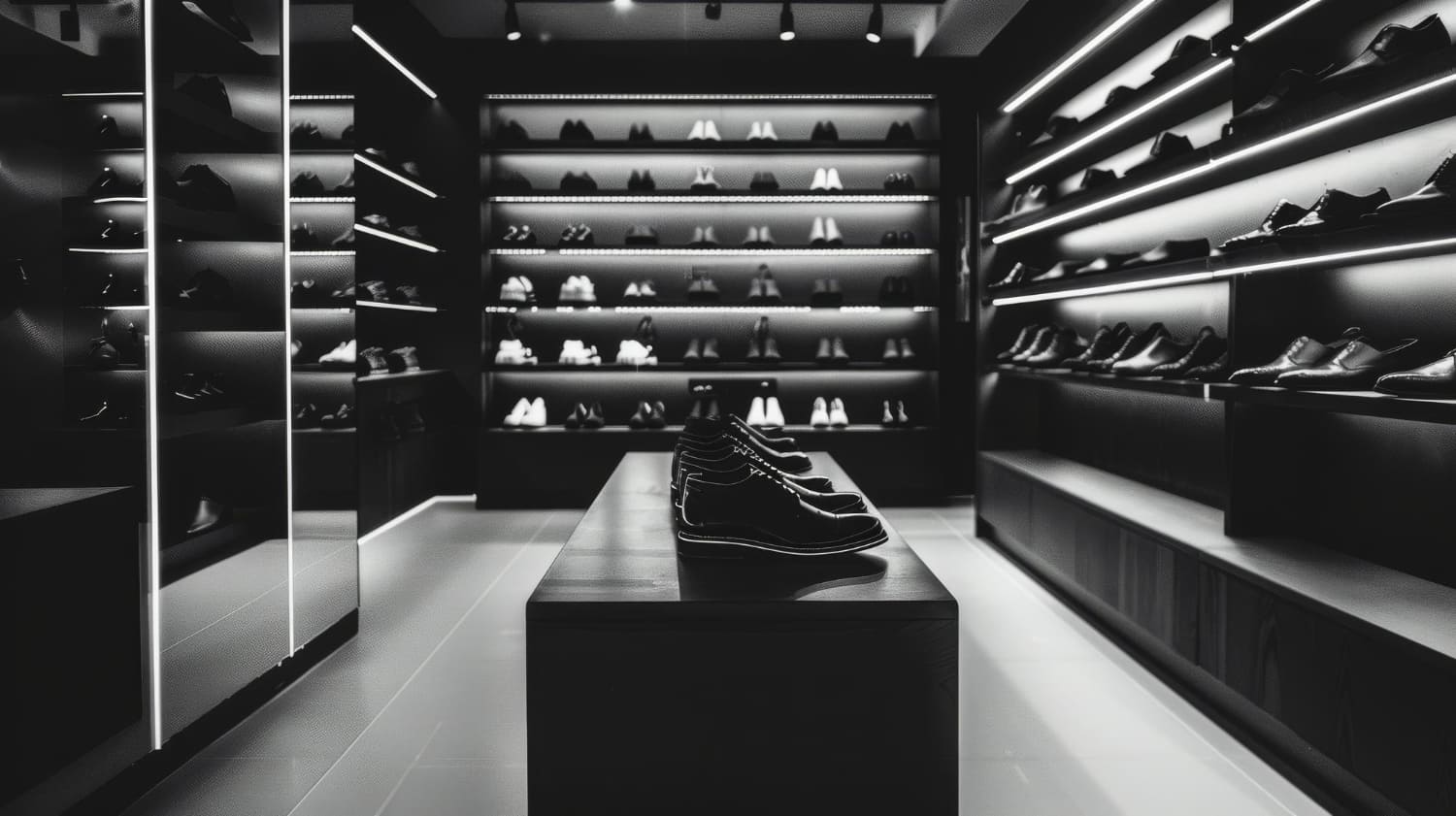 An effective website for a shoe store: ease of selection and purchase